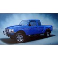 1999 Custom Ford Ranger oil painting